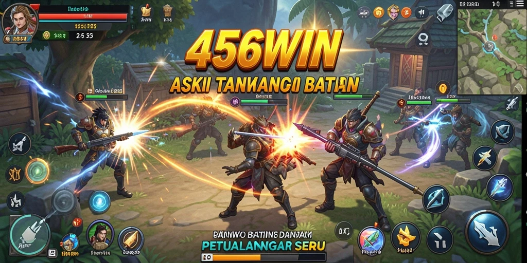 Gameplay mendebarkan dalam aksi penuh tantangan di 456WIN.