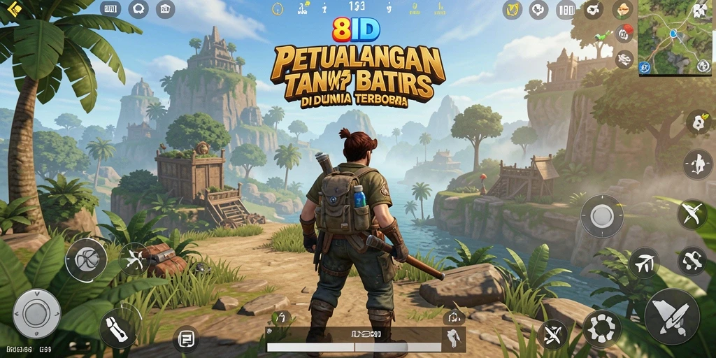 Gameplay 8ID yang menampilkan petualangan di dunia terbuka yang dinamis.