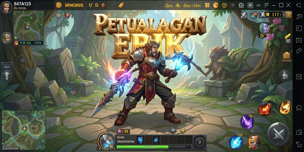 Gameplay menarik dari BATA123 dalam suasana MMORPG.