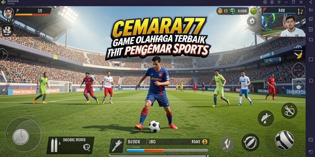 Tampilan gameplay CEMARA77 yang mendebarkan saat pertandingan olahraga.