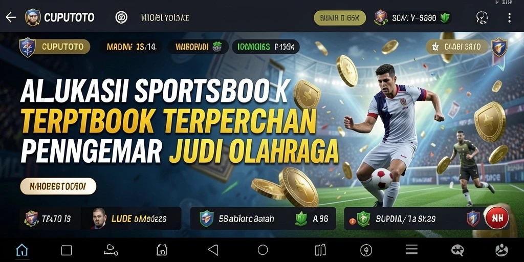 Screenshot CUPUTOTO menampilkan fitur taruhan olahraga yang menarik.