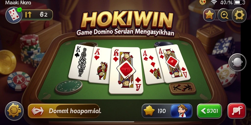 Tampilan gameplay seru HOKIWIN dengan grafis menarik.