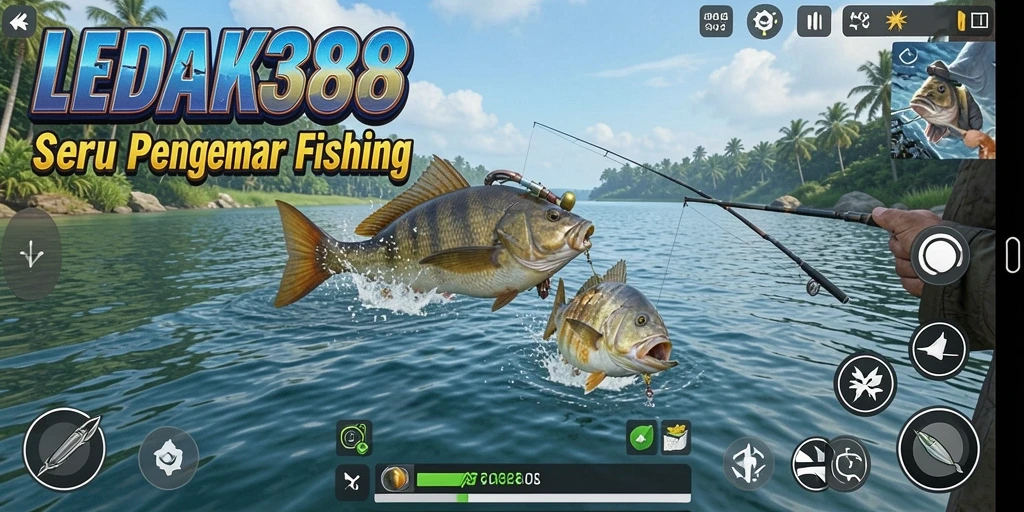 Tampilan gameplay Fishing yang menarik dari LEDAK388.
