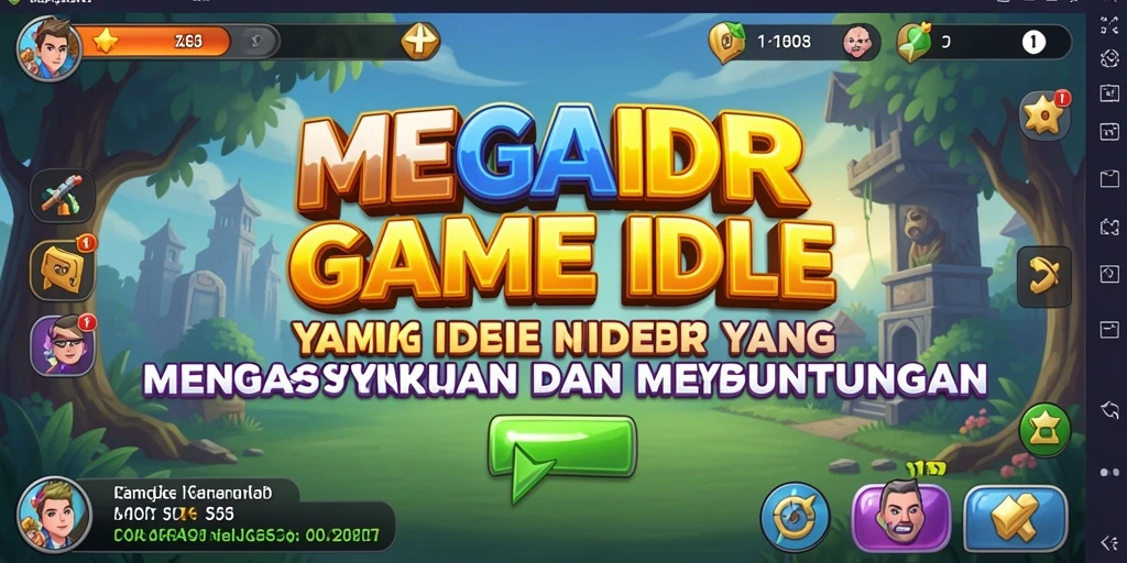 Tangkapan layar gameplay MEGAIDR yang menunjukkan suasana santai dan seru.