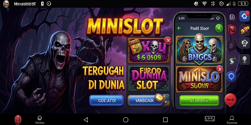 Tampilan gameplay HORROR yang mendebarkan di MINISLOT.