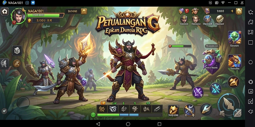 Tampilan gameplay RPG seru di NAGA1001.