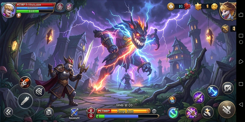 Gameplay PETIRRP yang menakjubkan di dunia fantasi.